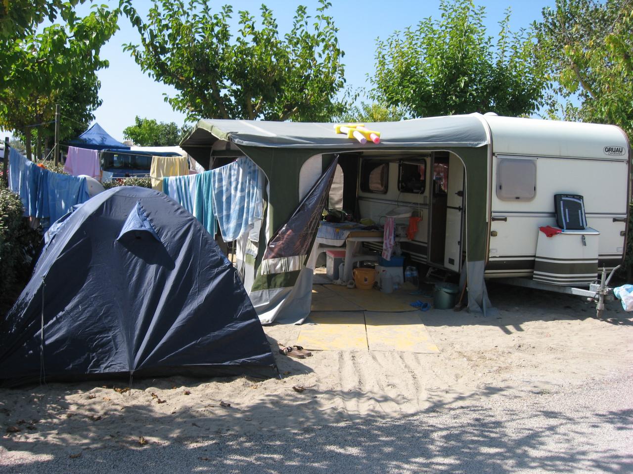installation au camping