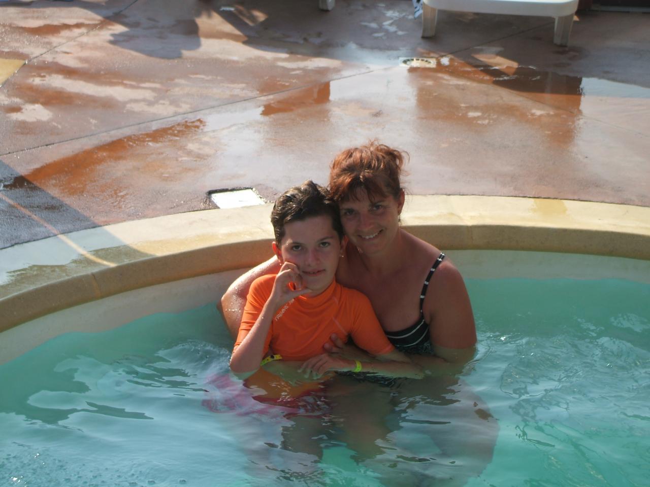 la piscine du camping